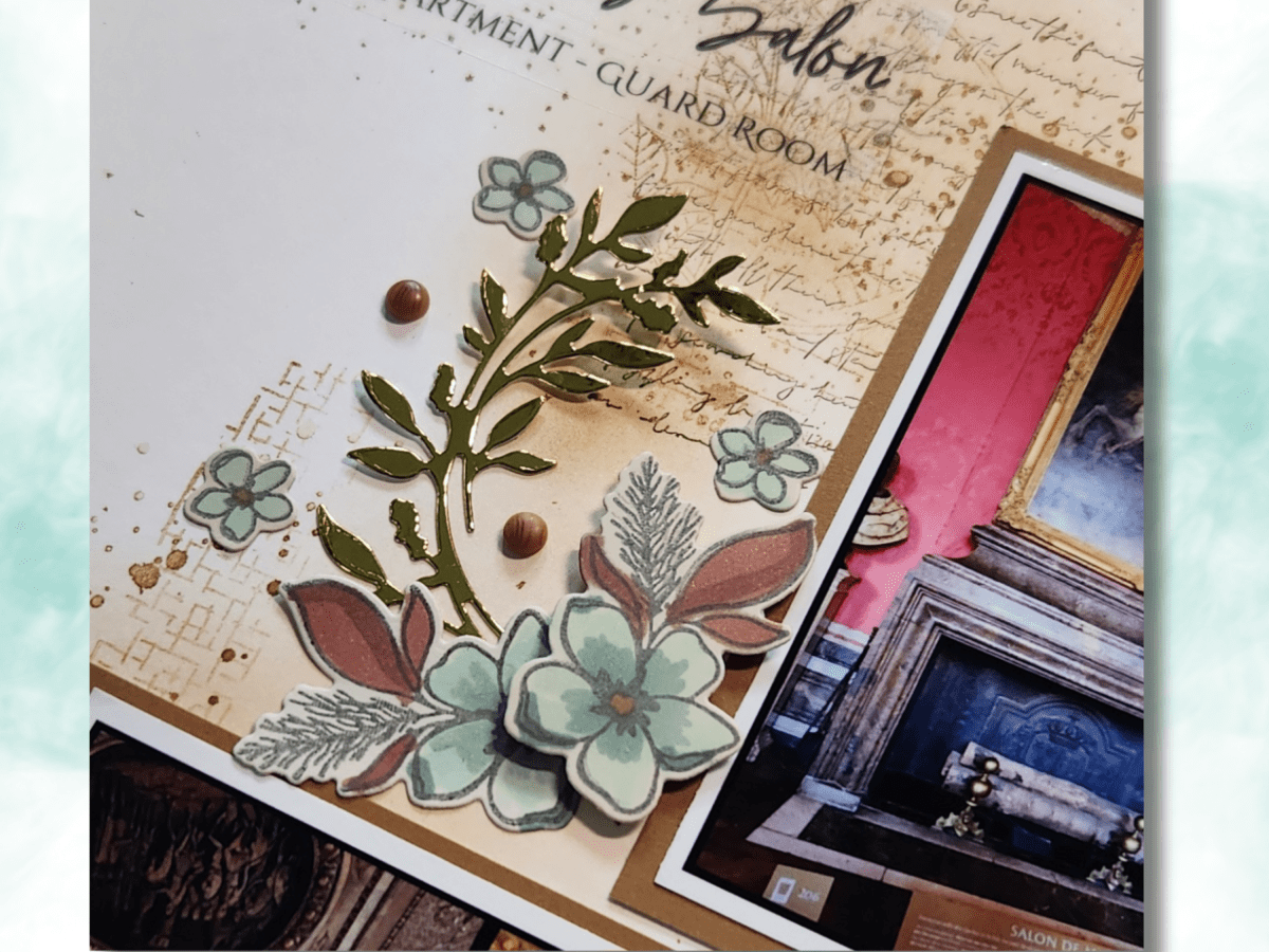 Versailles Scrapbook Layout Reveal | Holiday in France Album — 4 Page&nbsp;Fold-Out